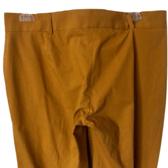 M Missoni Mid Rise Cotton Ankle Dress Slacks - Butternut - 10 - Picture 6 of 12